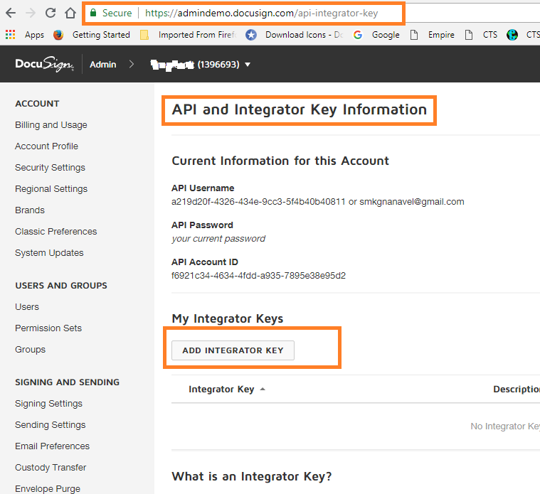 ASP.NET MVC 5 - Integrate And Validate DocuSign Connection With Web Application